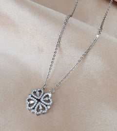 Clover Heart Shape Necklace